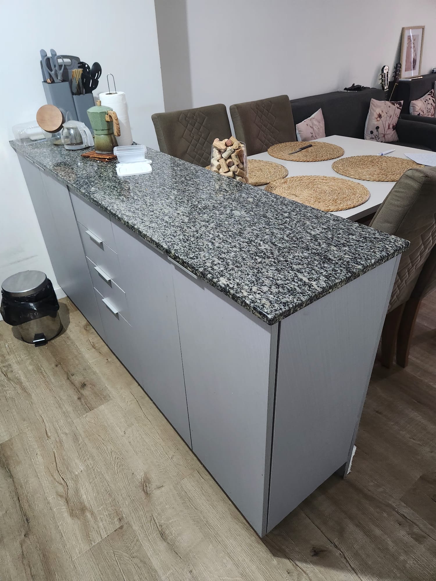Current kitchen before remodel, view two